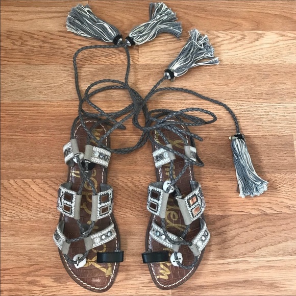NEW Sam Edelman Gretchen Gladiator Sandals, sz 8.5 - Picture 2 of 8